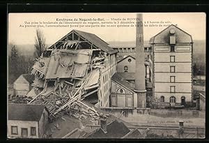 Carte postale Nogent-le-Roi, Moulin de Rufin, Erdrutsch