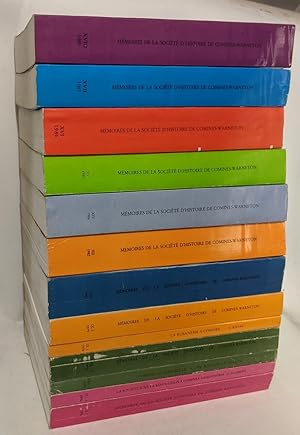 Mémoires de la société d'histoire de Comines-Warneton et de la région 10 tomes en 13 volumes: VI ...