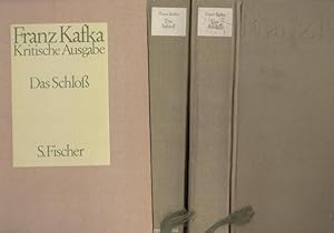 Imagen del vendedor de Das Schlo ( Das Schloss) - 2 Bnde: Textband und Apparatband. (= Franz Kafka: Schriften, Tagebcher, Briefe. Kritische Ausgabe, herausgegeben von Jrgen Born, Gerhard Neumann u.a.) a la venta por Antiquariat Carl Wegner