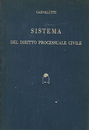 Sistema del diritto processuale civile. Volume II