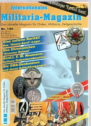 Bild des Verkufers fr Internationales Militaria-Magazin IMM 150 zum Verkauf von Antiquariat Jterbook, Inh. H. Schulze