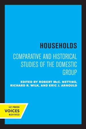 Imagen del vendedor de Households - Comparative And Historical Studies Of The Domestic Group a la venta por GreatBookPricesUK