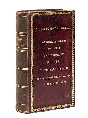 Institutes de Gaius. 6e édition (1re française) d'après l'Apographum de Studemund