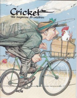 CRICKET Magazine December 1993 Volume 21 No. 4: Cover- by Heather Potter