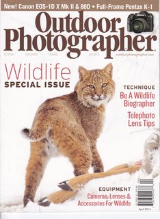 Outdoor Photography Magazine April 2016 Wildlife Special Issue, Be A Biographer