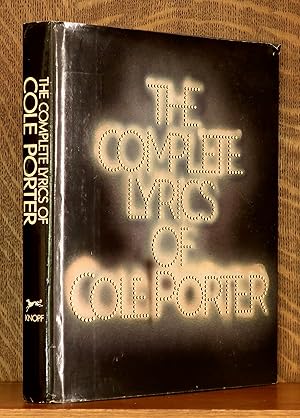 Imagen del vendedor de THE COMPLETE LYRICS OF COLE PORTER a la venta por Andre Strong Bookseller