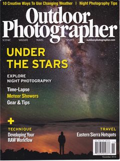 Outdoor Photographer Magazine November 2016 | Under the Stars