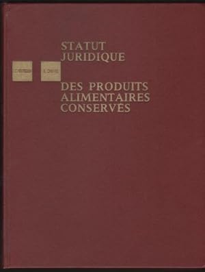 Seller image for J. C. Fourgoux,. H. Cheftel,. Statut juridique des produits alimentaires conservs for sale by Ammareal