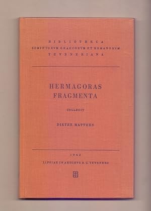 Hermagorae Temnitae, Testimonia et Fragmenta (Bibliotheca scriptorum Graecorum et Romanorum Teubn...