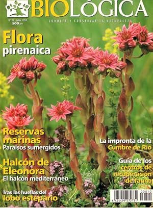 Imagen del vendedor de BIOLGICA N10. Julio 1997. Conocer y conservar la naturaleza. (Pirineos en flor; Halcn de Eleonora; Reservas marinas y otros) a la venta por Librera Vobiscum