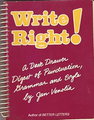 Seller image for Write Right! for sale by Redux Books
