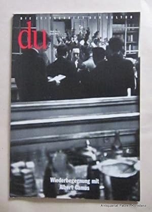 Themenheft der Zeitschrift "du". Nr. 616. Zürich, Conzett + Huber, Juni 1992. 4to. Durchgehend il...
