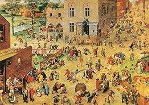 Bild des Verkufers fr POSTAL PV00120: Childrenss games, Pieter Bruegel zum Verkauf von EL BOLETIN