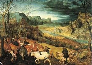 Bild des Verkufers fr POSTAL PV00119: The return of the herd, Pieter Bruegel zum Verkauf von EL BOLETIN