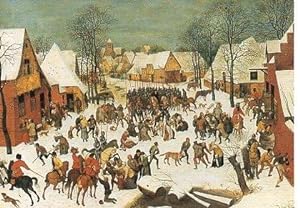 Bild des Verkufers fr POSTAL PV00117: Massacre of the innocents, Pieter Bruegel zum Verkauf von EL BOLETIN