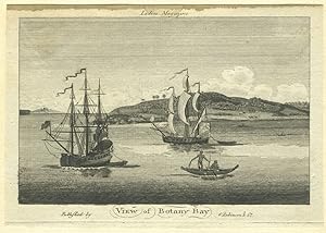 View of Botany Bay. Copper engraving