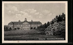 Bild des Verkufers fr Ansichtskarte Zwickau i. Sa., Blick auf das Heinrich-Braun-Krankenhaus zum Verkauf von Bartko-Reher