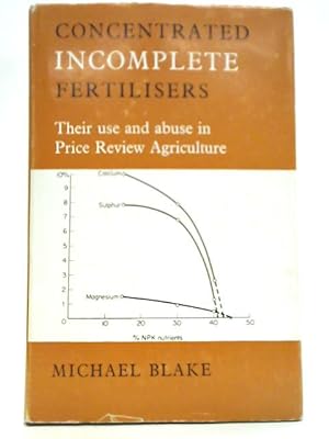 Seller image for Concentrated Incomplete Fertilisers - Their Use and Abuse in Price Review Agriculture for sale by World of Rare Books