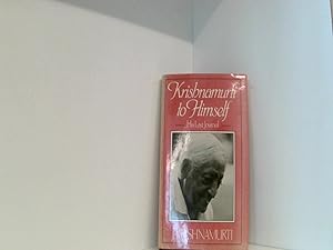 Bild des Verkufers fr Krishnamurti to Himself: His Last Journal zum Verkauf von Book Broker