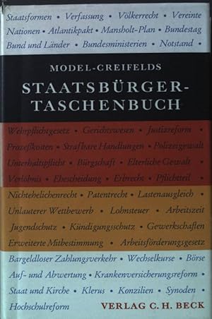 Bild des Verkufers fr Staatsbrger-Taschenbuch : Alles Wissenswerte ber Europa, Staat, Verwaltung, Recht und Wirtschaft. zum Verkauf von books4less (Versandantiquariat Petra Gros GmbH & Co. KG)