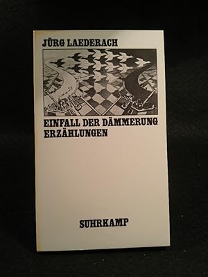 Seller image for Einfall der Dmmerung Erzhlungen for sale by ANTIQUARIAT Franke BRUDDENBOOKS
