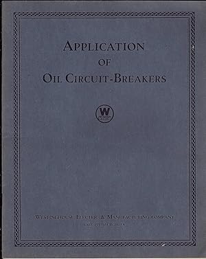 APPLICATION OF OIL CIRCUIT-BREAKERS, SPECIAL PUBLICATION 1643-A