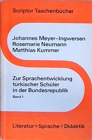 Seller image for Zur Sprachentwicklung trkischer Schler in der Bundesrepublik for sale by Berliner Bchertisch eG