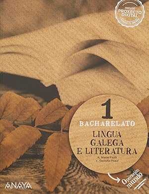 Imagen del vendedor de Lingua Galega e Literatura 1. a la venta por Imosver