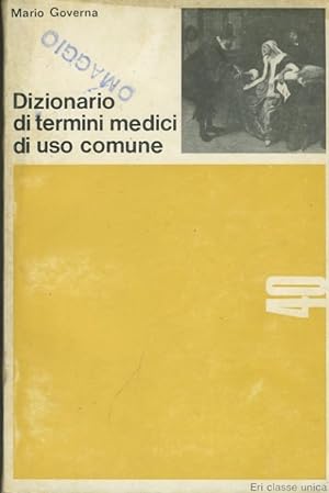 Imagen del vendedor de Dizionario di termini medici di uso comune a la venta por librisaggi