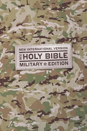 Imagen del vendedor de Holy Bible : New International Version, Military Camo, Military Edition, Comfort Print a la venta por GreatBookPrices