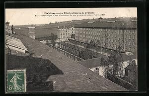 Ansichtskarte Fresnes, Établissements Pénitentiaires, Vue Panoramique d'une division et de son gr...