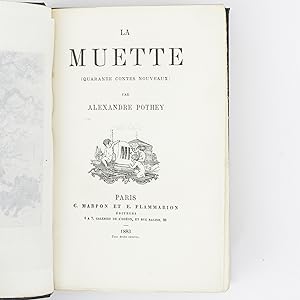 Bild des Verkufers fr La Muette 40 contes nouveaux zum Verkauf von Librairie le pas sage