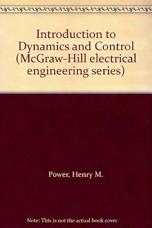 Seller image for Introduction to Dynamics and Control for sale by WeBuyBooks