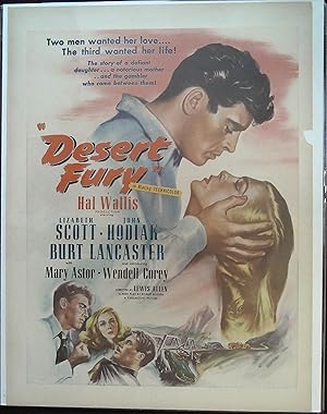 Imagen del vendedor de Desert Fury Trade Print Ad 1947 Burt Lancaster, Lizabeth Scott, John Hodiak a la venta por AcornBooksNH