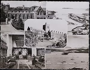 Bangor Postcard Menai Anglesey Real Photo Vintage 1969
