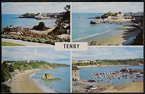 Tenby Postcard Wales From Vintage 1967 Multiview