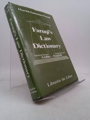 Bild des Verkufers fr Faruqi's Law Dictionary, English-Arabic zum Verkauf von ThriftBooksVintage