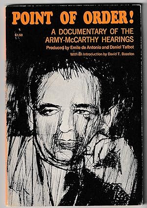 Seller image for POINT OF ORDER! A Documentary of the Army - McCarthy Hearings for sale by Waugh Books