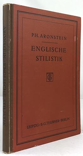 Imagen del vendedor de Englische Stilistik. Zweite Auflage. a la venta por Antiquariat Heiner Henke