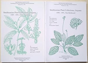 Imagen del vendedor de Smithsonian Plant Collections, Guyana : 1990-1991, Tim McDowell and 1989-91, Lynn J. Gillespie (Two volumes) a la venta por Mike Park Ltd