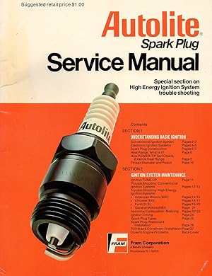 Autolite Spark Plug Service Manual