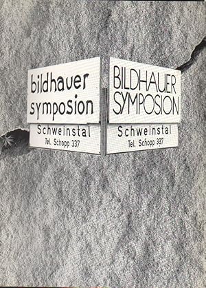 Seller image for Bildhauer-Symposium Schweinstal 1986. Steinbildhauersymposium. for sale by Brbel Hoffmann