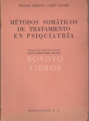 Seller image for Mtodos somticos en psiquiatra for sale by Boxoyo Libros S.L.