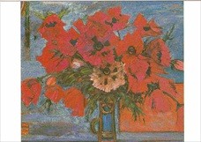 Poppies Sir Robert Philipson Oil On Canvas 1987 Royal Academy Of Arts