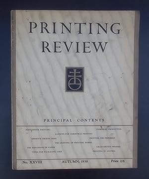 Printing Review,the magazine of the British Printing Industry,no.XXV,Autumn,1937.