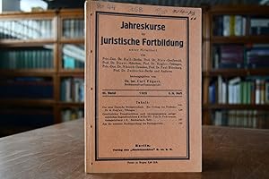 Bild des Verkufers fr Das neue deutsche Strafgesetzbuch. Sonderabdruck aus: Jahreskurse fr juristische Fortbildung, III. Bd., 5./6. Heft. zum Verkauf von Gppinger Antiquariat