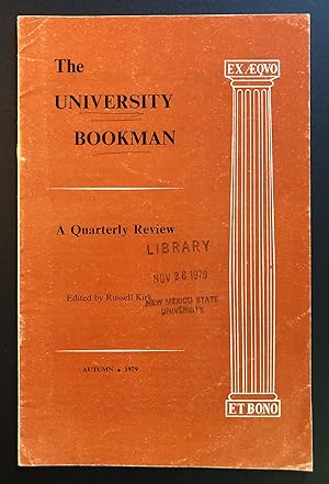 The University Bookman, Volume 20, Number 1 (XX, Autumn 1979)