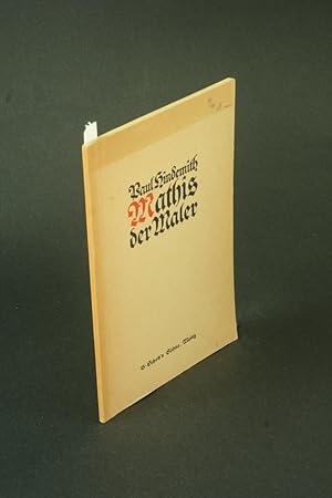 Seller image for Mathis der Maler: Oper in sieben Bildern 1935. for sale by Steven Wolfe Books
