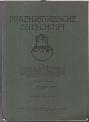 Praehistorische Zeitschrift. 3./4. Heft 1927, XVIII. Band. - Aus dem Inhalt: E. Baumgärtel und F....