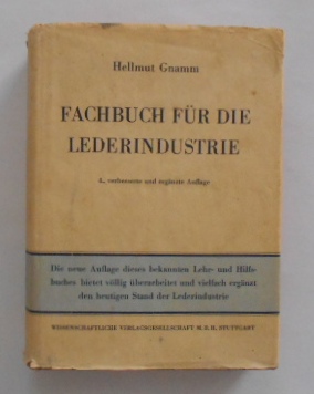 Bild des Verkufers fr Fachbuch fr die Lederindustrie. zum Verkauf von KULTur-Antiquariat